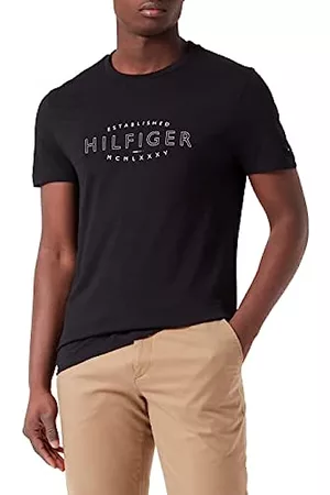 Tommy Hilfiger Logo Curve mit für Herren T-Shirts