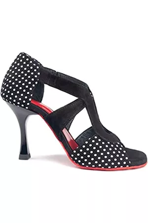 PortDance Damen Schuhe - Damen Tanzschuhe PD508 - Absatz: 7 cm Flare (klein) - Größe: EUR 38