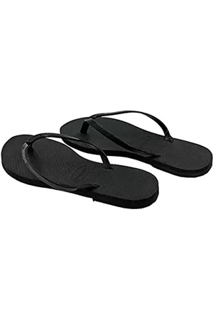 Havaianas Damen Flip Flops - Damen You Metallic Flip flops, Black, 39/40 EU