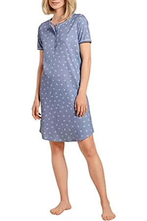 Calida Damen Nachthemden - Damen Sweet Dreams Nachthemd, Provence Blue, 48-50