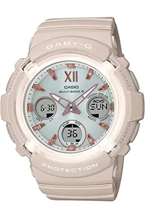 Casio Damen Uhren - Baby-G BGA-2800 Radio-Solarmodell, Versand aus Japan, veröffentlicht im Feb 2022, Smoky Pink Beige BGA-2800-4A2JF