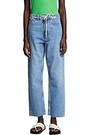 ESPRIT Damen Cropped Jeans - Damen 033ee1b304 Jeans, 903/Blue Light Wash, 35W / 28L