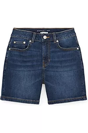 TOM TAILOR Mädchen Shorts - Mädchen Kinder Jeansshorts 1035151, Blau, 170