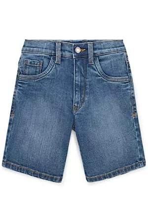 TOM TAILOR Jungen Bermudas - Jungen Kinder Bermuda Jeans Shorts 1035696, Blau, 128