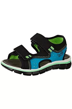 Primigi Mädchen Sandalen - Tevez Durchgängies Plateau Sandalen, Nero-Turchese, 33 EU