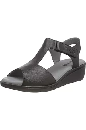Fly London Damen Sandalen - Damen Nova932fly Sandale, Schwarz, 40 EU