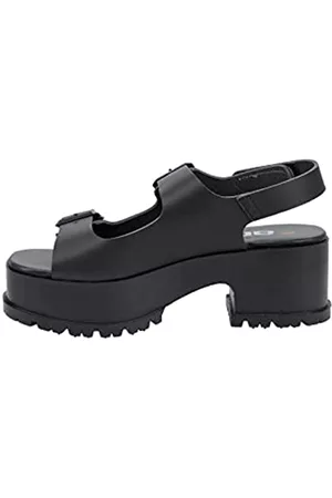Art Damen Sandalen mit hohem Absatz - Damen Manchester Sandale mit Absatz, Schwarz, 37 EU