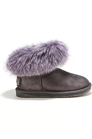 Australia Luxe Collective Damen Stiefel - Damen Foxy Ultra Short Mode-Stiefel, Silber, 41.5 EU