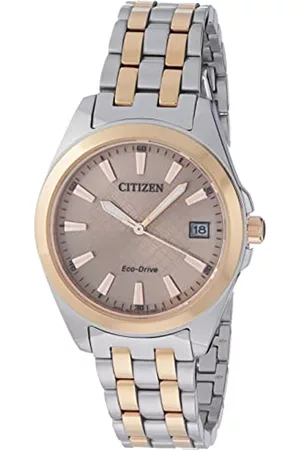 Citizen Damen Rosegoldene Uhren - Corso 61459, Roségold und Silber, armband