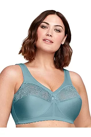 Glamorise Damen Soft BH's - Große Größen Plusgröße Original MagicLift-Stütz-BH ohne Bügel Nr. 1000