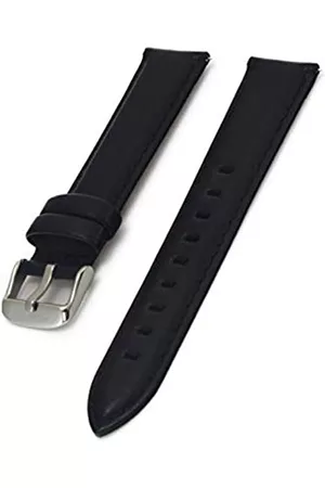 Cassis Damen Waden-Uhrenarmband Typ DW mit Futter wasserabweisend mm mit Werkzeug 19mm Antik-Schwarz