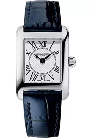Frederique Constant Damen Uhren mit Lederarmband - Damen Analog Quarz Uhr mit Leder Armband FC-200MC16