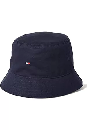 Tommy Hilfiger Herren Hüte - Herren Fischerhut Flag Bucket Hat, Blau (Desert Sky), Onesize