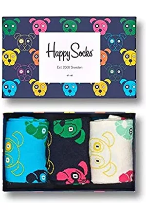 Happy Socks Socken & Strümpfe - Geschenkbox DOG GIFT BOX SXDOG08-0100 Mehrfarbig, Size:36-40
