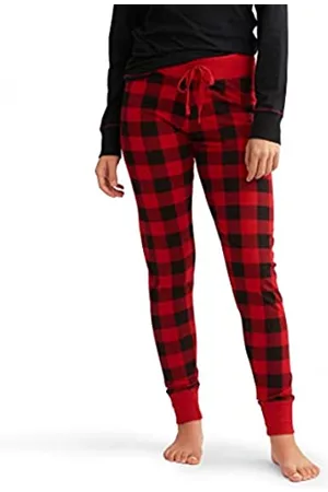 Hatley Damen Schlafanzüge - Damen pajama leggings Pyjamaunterteil, Buffalo Plaid, M EU