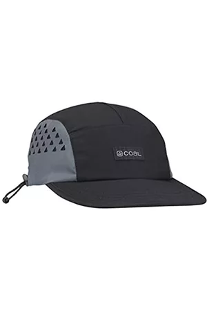Coal Damen Caps - Provo Tech Outdoor 5-Panel Cap - UPF Sonnenschutz für Radfahren, Laufen, Wandern, schwarz, Einheitsgröße