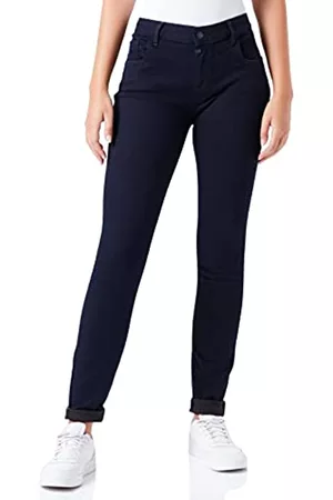 Timezone Damen Cropped Jeans - Damen Tight AleenaTZ Jeans, Cosmos Blue wash, 26/30
