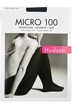 Hudson Damen Strumpfhosen - Damen Strumpfhose Micro 100, 90 DEN, Blau (MARINE 0335), Gr. 42/44