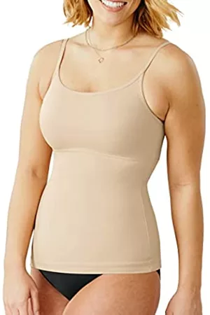 Maidenform Damen Spaghettitops - Damen Fat Free Dressing Camisole Top, Elfenbein, (Herstellergröße: Small)