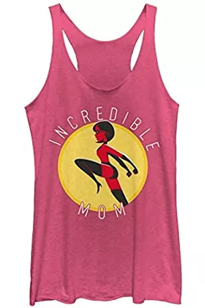 Disney Damen Tuniken - Damen Incredible Mom Circle Hemd, Pink Heather, XX-Large