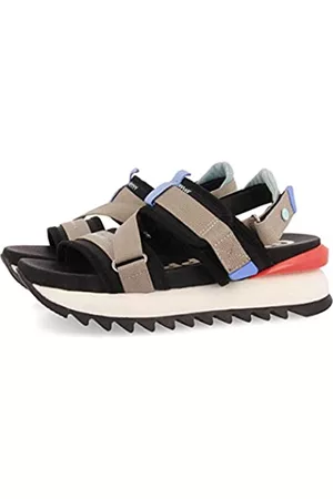 Gioseppo Damen Sandalen - Damen Blaru Sportsandale, Schwarz, 36 EU