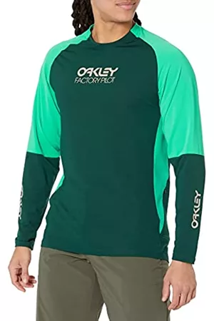Oakley Longsleeves - Unisex-Erwachsene Factory Pilot MTB Langärmliges Trikot II T-Shirt, Jäger-Grün (Helm), L
