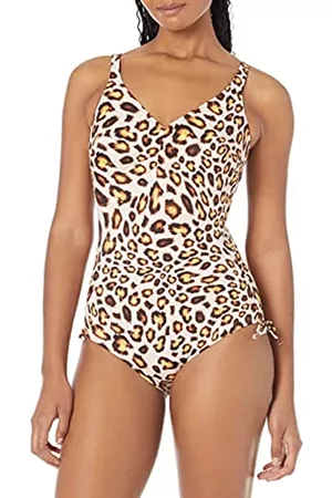 Fantasie Damen Shirts - Swim Swim Trikot-Trikot, mit Bügeln, Kabini Oasis, Leopardenmuster, beige, 85J