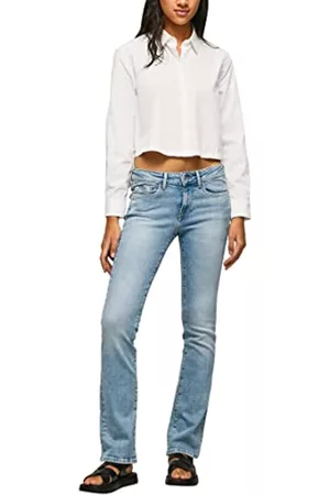 Pepe Jeans Damen Stretch Jeans - Damen Piccadilly Jeans, Blau (Denim-MN2), 27W/32L