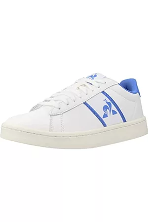 Le Coq Sportif Damen Sneakers - Damen Classic Soft W Optical White/Blue Bonnet Sneaker, 41 EU