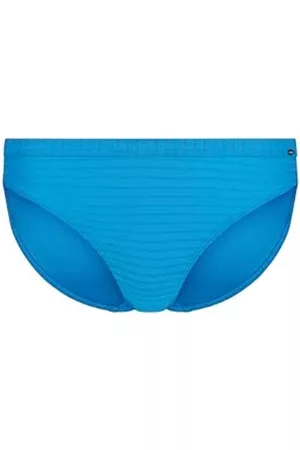 Skiny Damen Bikinis - Damen Rib Binding 080876 Bikini-Unterteile, Blue Aster, 38