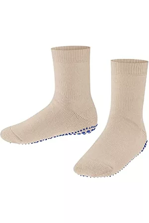 Falke Hausschuhe - Unisex Kinder Hausschuh-Socken Catspads, Baumwolle, 1 Paar, Beige (Sand Melange 4650), 39-42