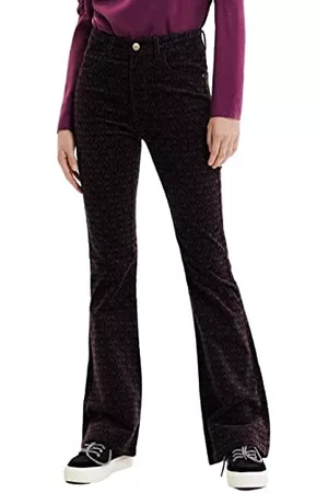 Desigual Damen Hosen & Jeans - Women's TEARS, 3028 Cereza Casual Pants, Red, 42