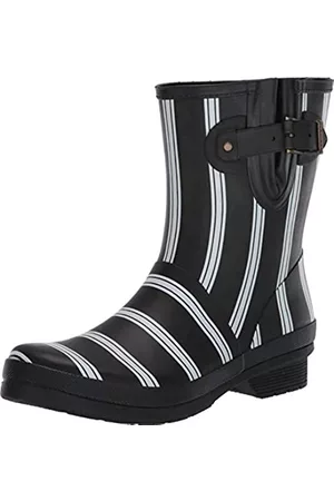 Chooka Damen Stiefel - Smart Stripes Mid Boot, Schwarz, 38 EU