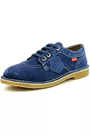 Kickers Damen Halbschuhe - Damen Kick Karma Oxford-Schuh, blau, 36 EU