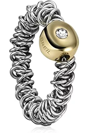 Breil Damen Ringe - Ring Vertigo Stahl/goldfarben DE 54 (FR 14)
