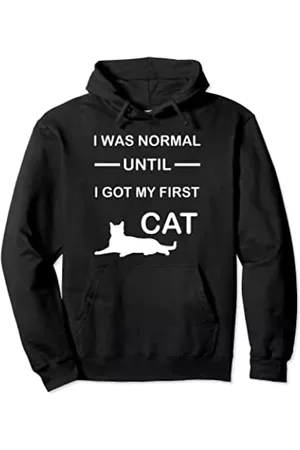 Caterpillar Damen Sweatshirts - Katzen-Shirts für Männer/Frauen – lustige Katzenhemden für Katzen, Vater/Mama Pullover Hoodie
