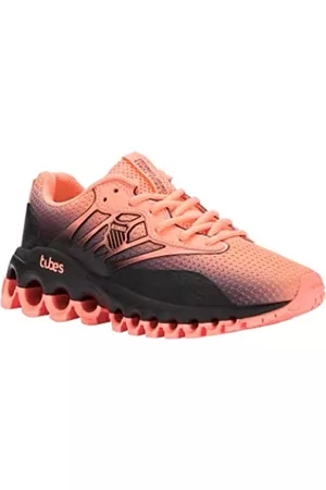 K-Swiss Damen Schuhe - Damen Tubes Sport Trainingsschuh, Lite Neon Coral/Black, 37.5 EU