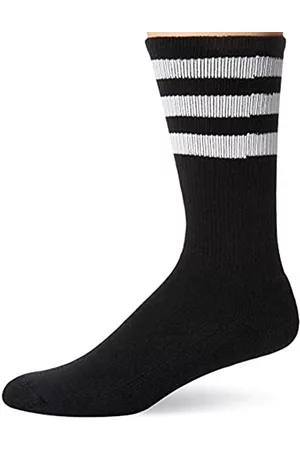 American Apparel Damen Socken & Strümpfe - Damen Stripe Calf-high Socken, schwarz/weiß, Einheitsgröße