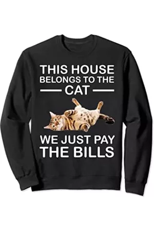 Caterpillar Damen Sweatshirts - Katzen-Shirts für Männer/Frauen – lustige Katzenhemden für Katzen, Vater/Mama Sweatshirt