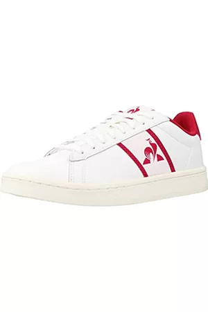 Le Coq Sportif Damen Sneakers - Damen Classic Soft W Optical White/Cerise Sneaker, 38 EU