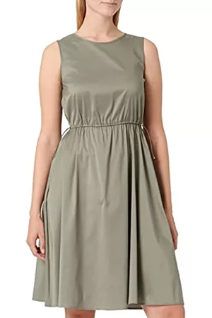 Daniel Hechter Damen Freizeitkleider - Damen Sporty Dress Kleid, Grün (Khaki 550), (Herstellergröße: 36)