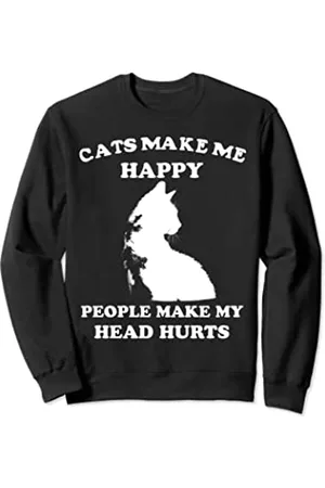 Caterpillar Damen Sweatshirts - Katzen-Shirts für Männer/Frauen – lustige Katzenhemden für Katzen, Vater/Mama Sweatshirt
