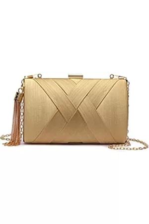 Alessandro Damen Clutches - Abendtasche Sydney aus softem Stoff 17cm x 11cm x 7cm