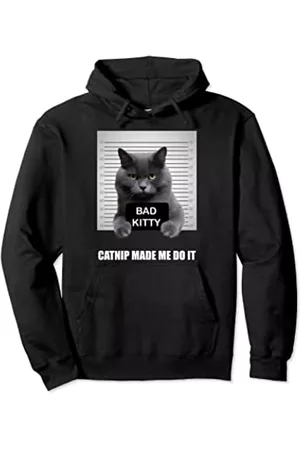 Caterpillar Sweatshirts - Catnip Made Me Do It - Lustiges Katzen-Shirt für Katzen, Vater/Mama Pullover Hoodie