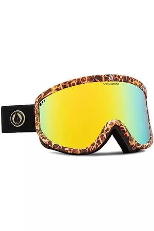 Volcom Sonnenbrillen - Unisex Footprints Giraffe/Black + Bl Sonnenbrille, Gold Chrome (Gold), Einheitsgröße