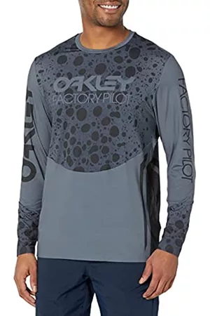 Oakley Longsleeves - Unisex-Erwachsene Maven Rc Langarm-Trikot T-Shirt, Schwarzer Frosch, S
