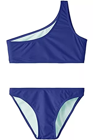 NAME IT Damen Bikinis - Girl's NLFZYNTHE SOLID Bikini, Bluing, 158/164