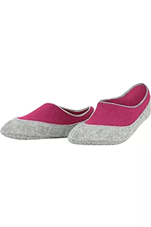 Falke Damen Schuhe mit Noppen - Damen Hausschuh-Socken Cosyshoe Invisible W HP Wolle rutschhemmende Noppen 1 Paar, Rosa (Pink Berry 8544), 41-42
