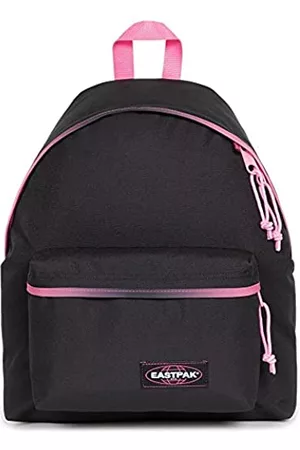 Eastpak Taschen - Gepolsterter PAK'R Rucksack, 40 cm, 24 L, Kontrastqualität, Rosa (Schwarz), Kontrast-Grade, Pink, 40 x 30 x 18, Klassisch