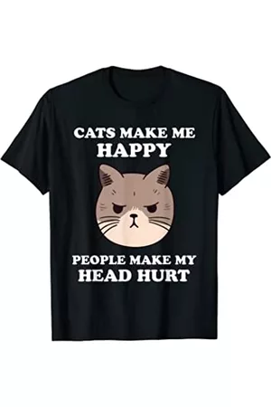 Caterpillar Damen Shirts - Katzen-Shirts für Männer/Frauen – lustige Katzenhemden für Katzen, Vater/Mama T-Shirt